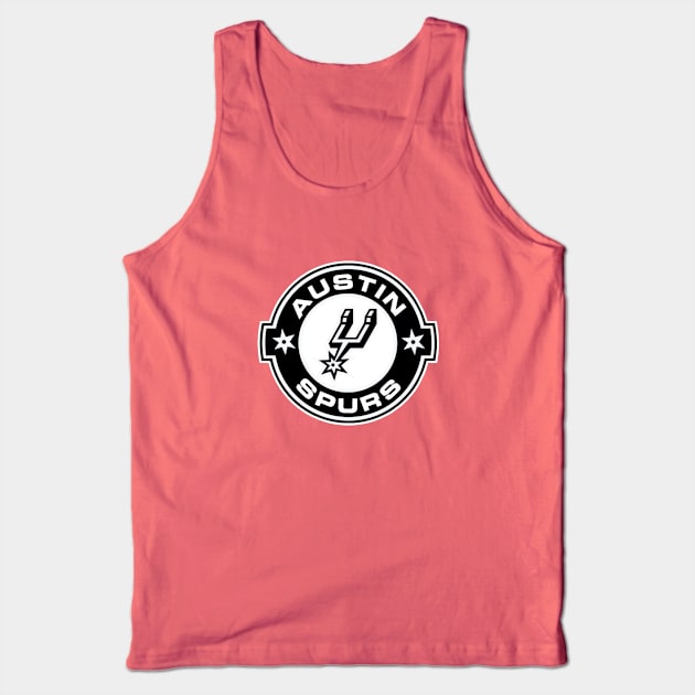 San Antonio Spurs Logo Tank Top by ivanaka